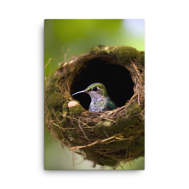 Hummingbird Canvas - PosterfyAI.com