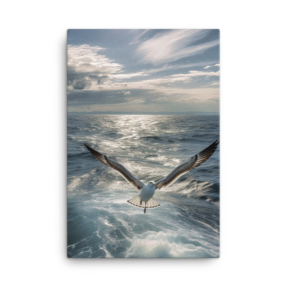 Albatross Canvas - PosterfyAI.com
