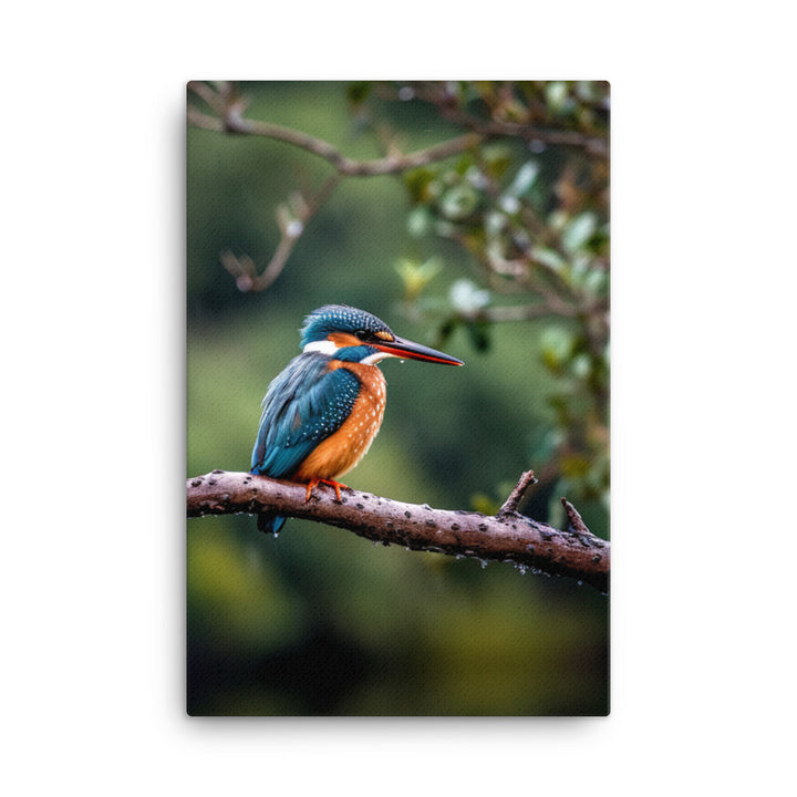 Kingfisher Canvas - PosterfyAI.com