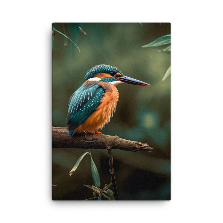 Kingfisher Canvas - PosterfyAI.com