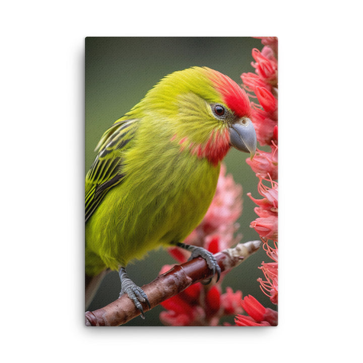 Kakariki Canvas - PosterfyAI.com