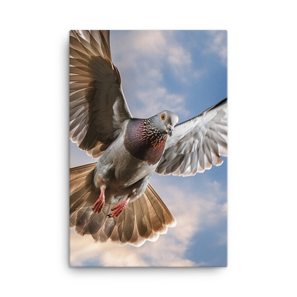 Pigeon Canvas - PosterfyAI.com