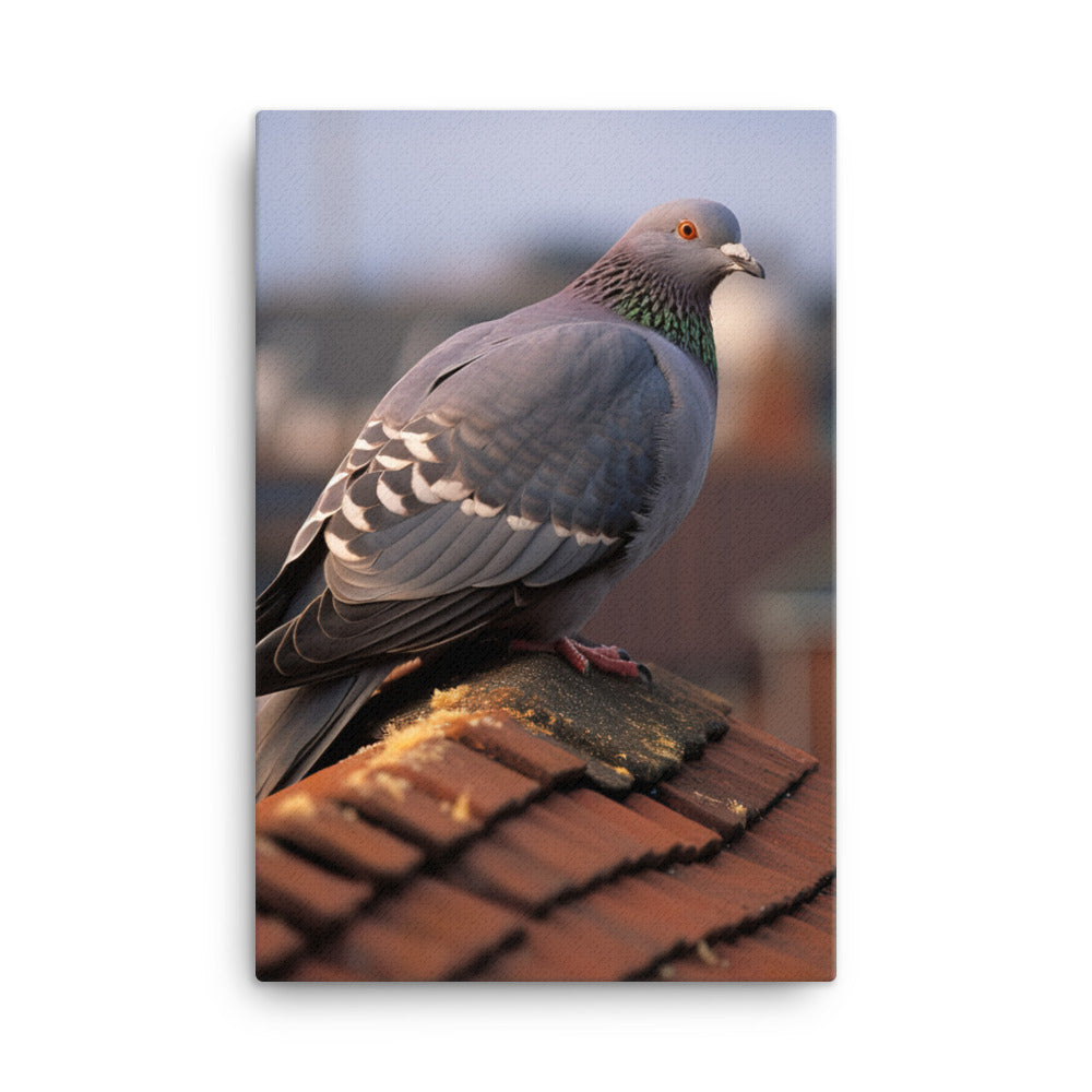 Pigeon Canvas - PosterfyAI.com