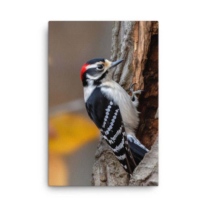 Woodpecker Canvas - PosterfyAI.com