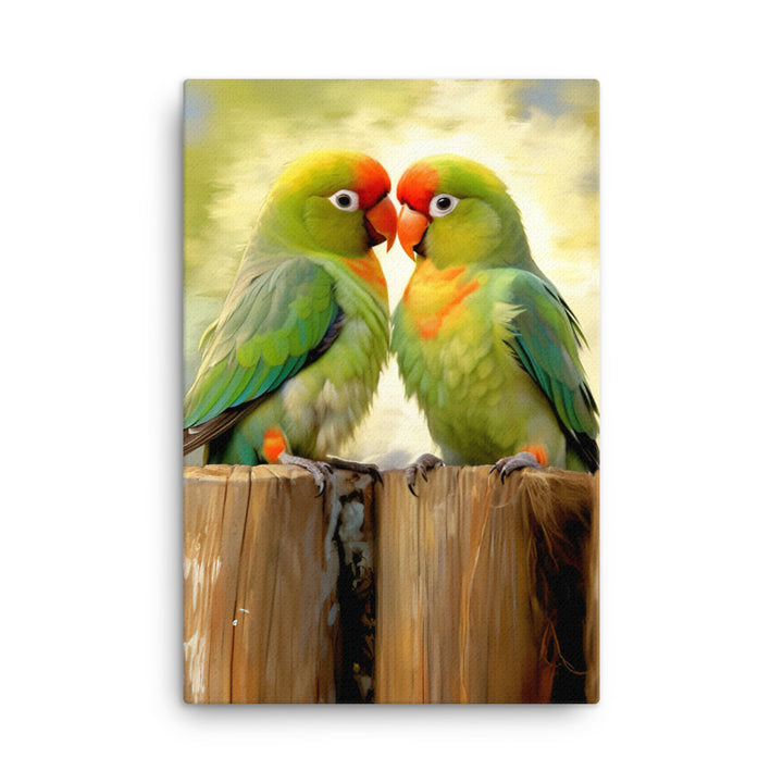 Lovebird Canvas - PosterfyAI.com
