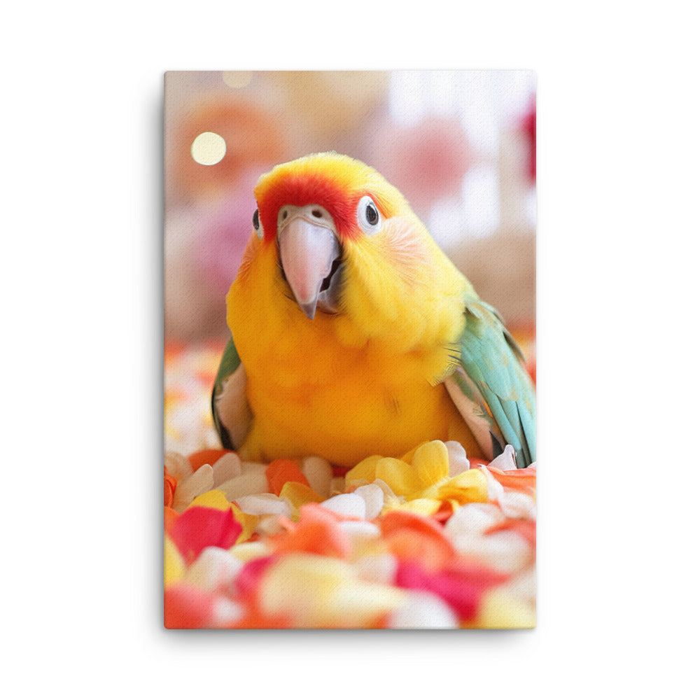 Lovebird Canvas - PosterfyAI.com