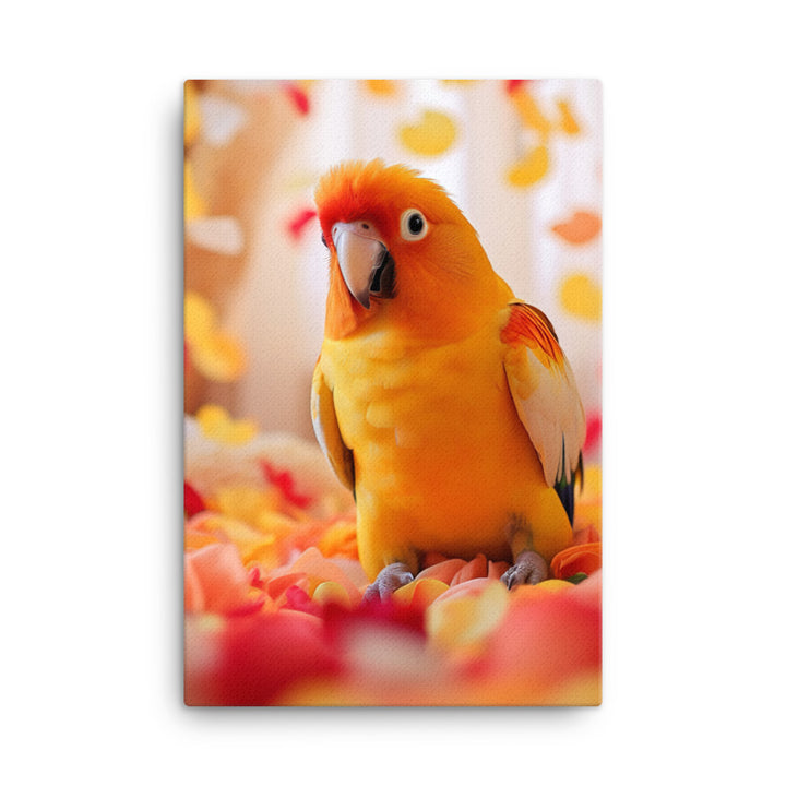 Lovebird Canvas - PosterfyAI.com