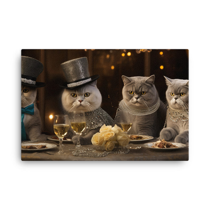 Exotic Shorthair Canvas - PosterfyAI.com