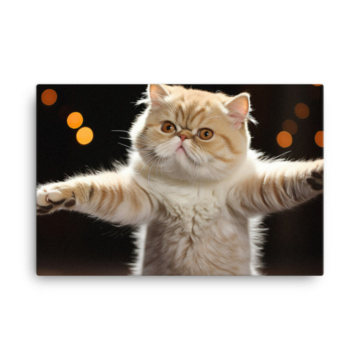 Exotic Shorthair Canvas - PosterfyAI.com