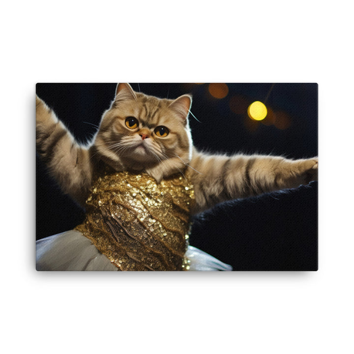 Exotic Shorthair Canvas - PosterfyAI.com