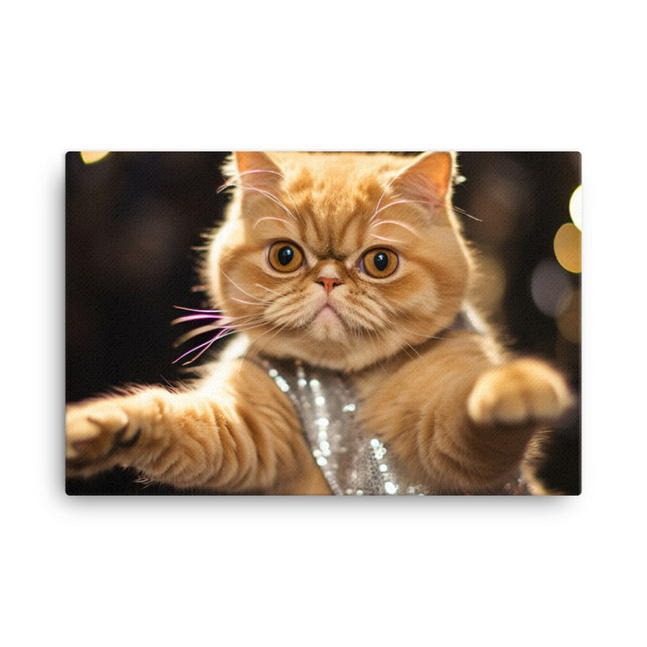 Exotic Shorthair Canvas - PosterfyAI.com