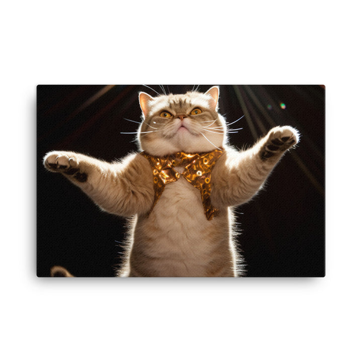 Exotic Shorthair Canvas - PosterfyAI.com