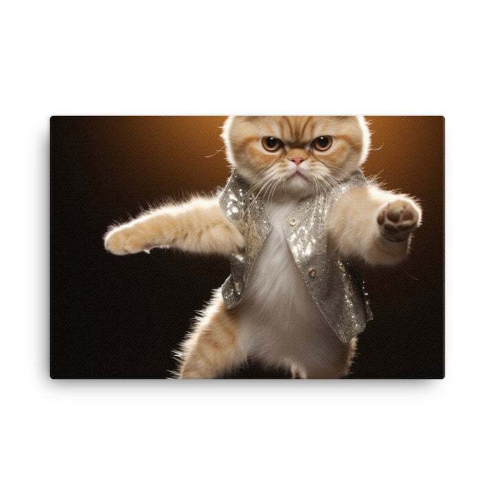Exotic Shorthair Canvas - PosterfyAI.com