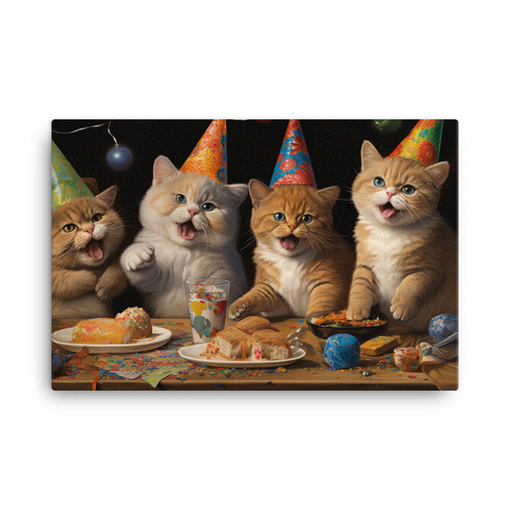 Exotic Shorthair Canvas - PosterfyAI.com