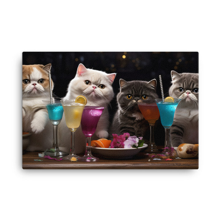 Exotic Shorthair Canvas - PosterfyAI.com