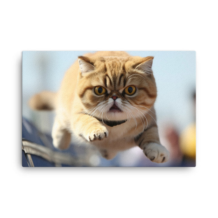 Exotic Shorthair Canvas - PosterfyAI.com