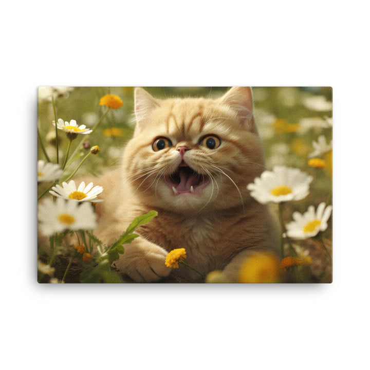 Exotic Shorthair Canvas - PosterfyAI.com