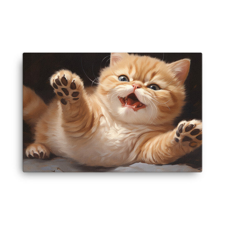 Exotic Shorthair Canvas - PosterfyAI.com
