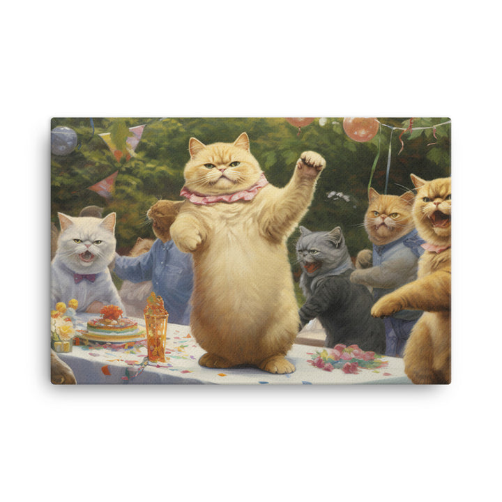 Exotic Shorthair Canvas - PosterfyAI.com