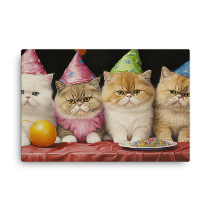 Exotic Shorthair Canvas - PosterfyAI.com