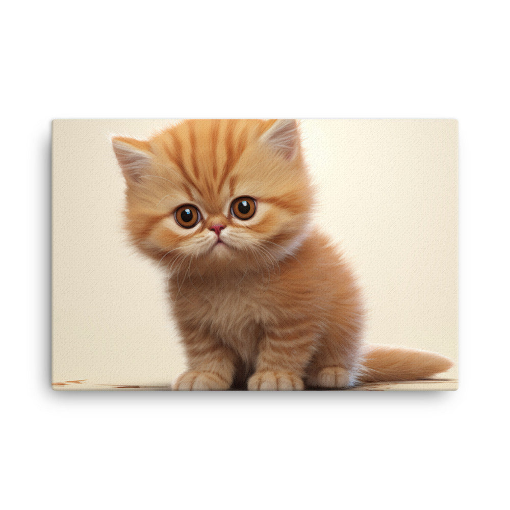Exotic Shorthair Canvas - PosterfyAI.com