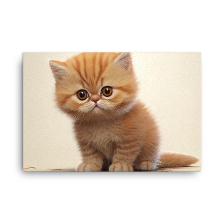 Exotic Shorthair Canvas - PosterfyAI.com