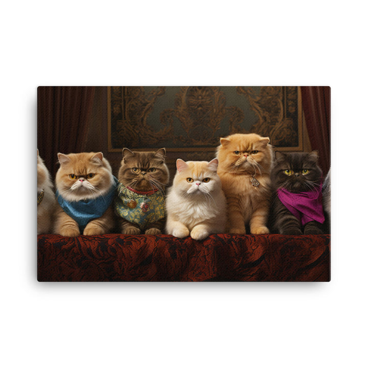Exotic Shorthair Canvas - PosterfyAI.com