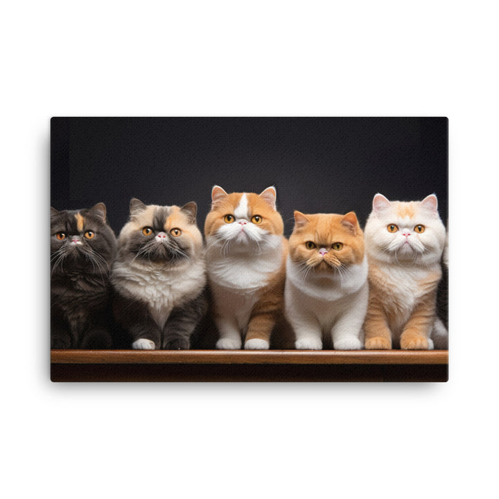Exotic Shorthair Canvas - PosterfyAI.com
