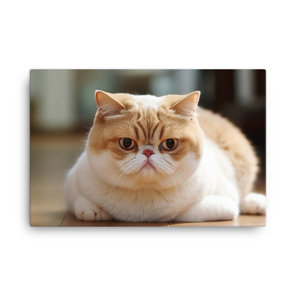 Exotic Shorthair Canvas - PosterfyAI.com