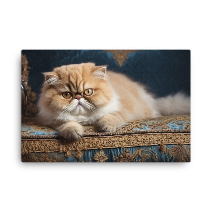 Exotic Shorthair Canvas - PosterfyAI.com