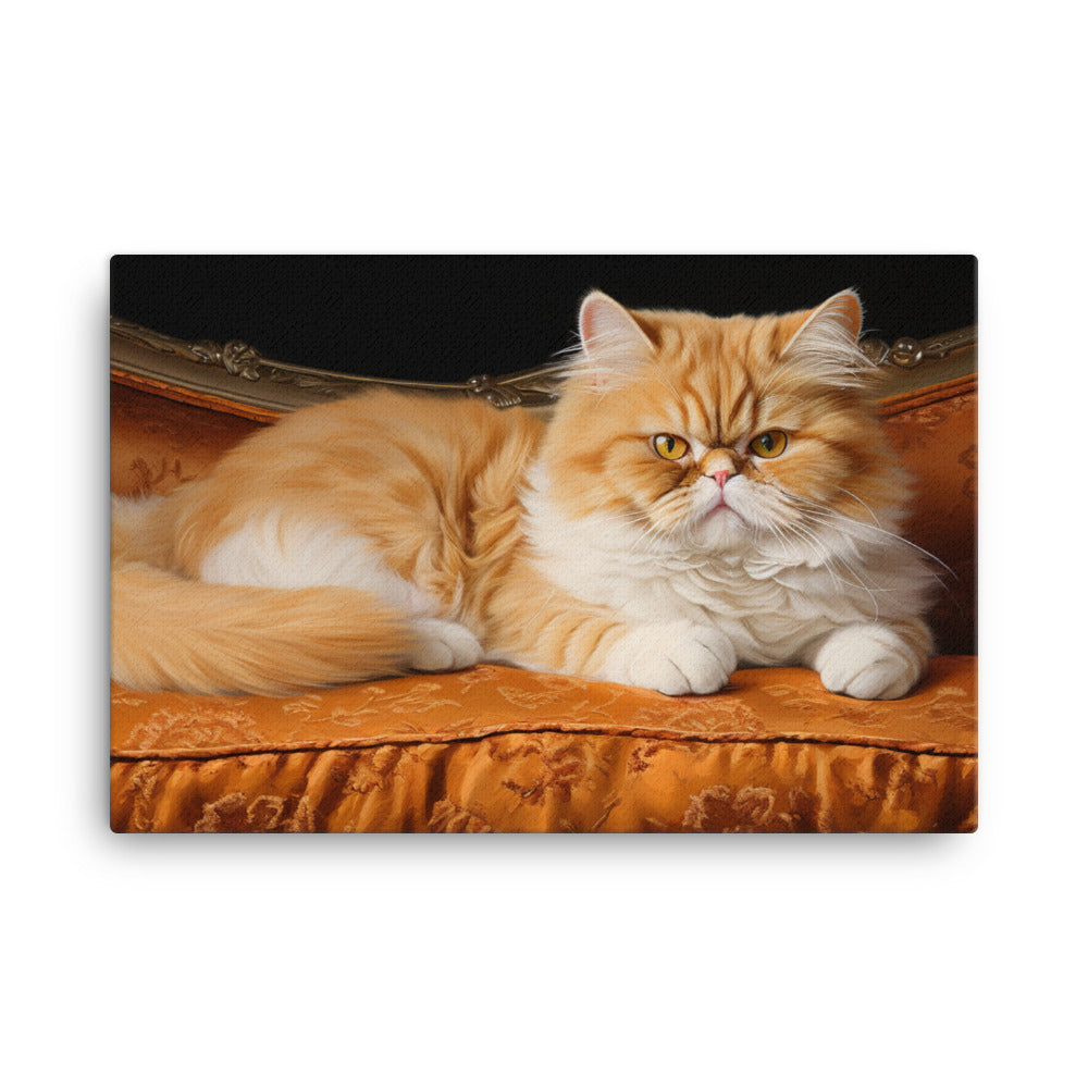 Exotic Shorthair Canvas - PosterfyAI.com