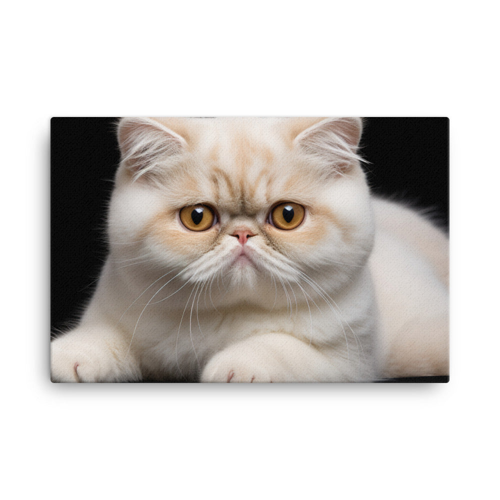Exotic Shorthair Canvas - PosterfyAI.com