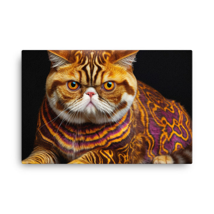 Exotic Shorthair Canvas - PosterfyAI.com