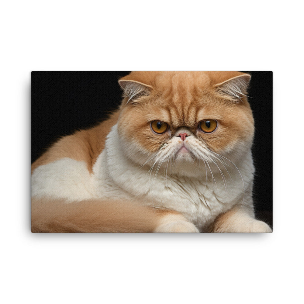 Exotic Shorthair Canvas - PosterfyAI.com