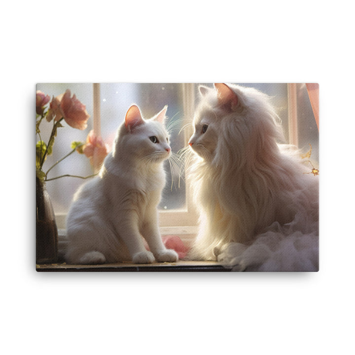 Turkish Van Canvas - PosterfyAI.com