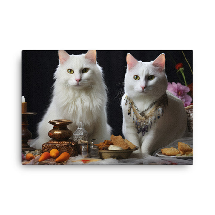 Turkish Van Canvas - PosterfyAI.com
