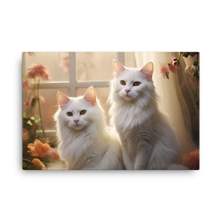 Turkish Van Canvas - PosterfyAI.com