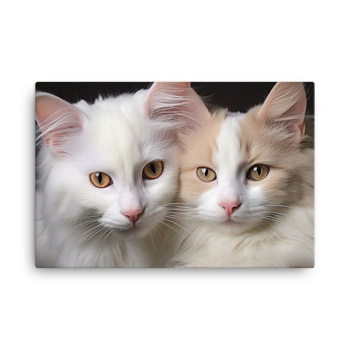 Turkish Van Canvas - PosterfyAI.com
