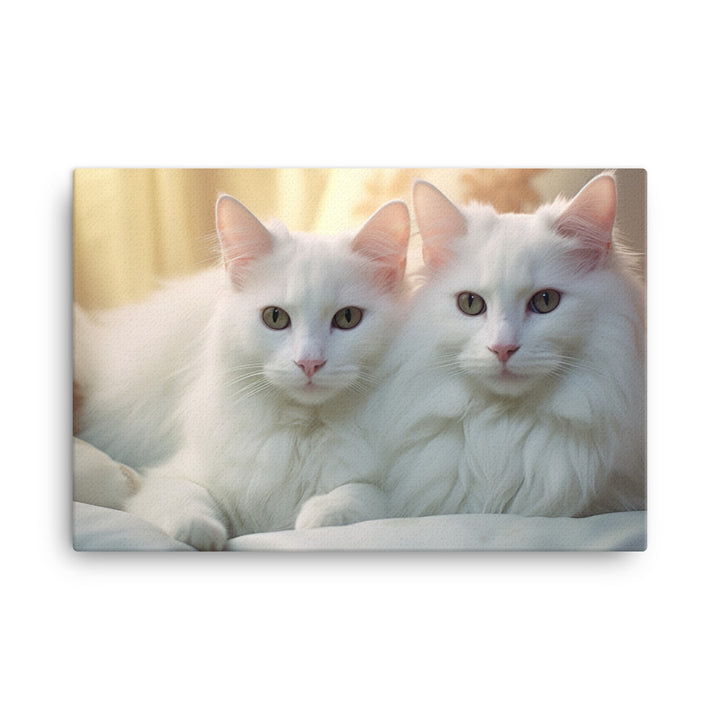 Turkish Van Canvas - PosterfyAI.com