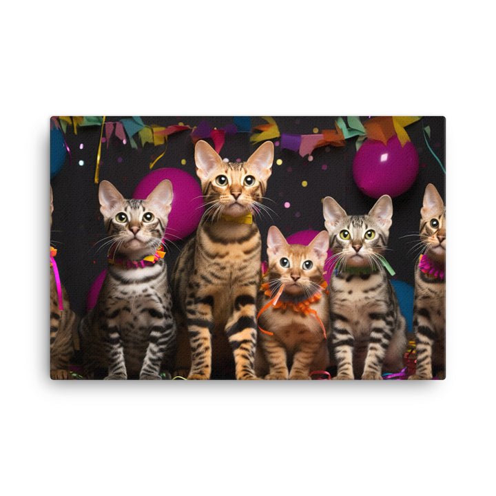 Ocicat Canvas - PosterfyAI.com