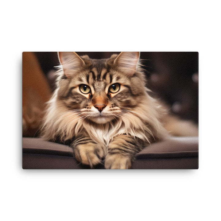 Maine Coon Canvas - PosterfyAI.com