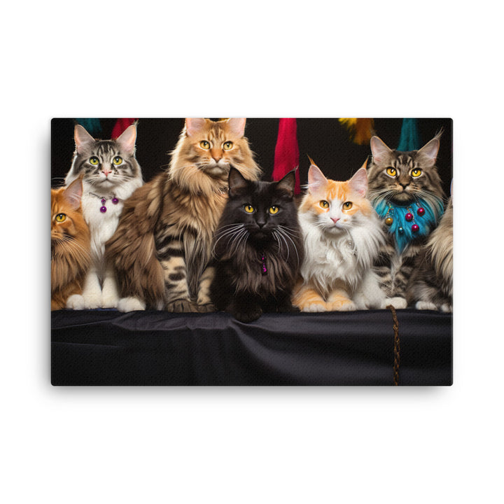 Maine Coon Canvas - PosterfyAI.com