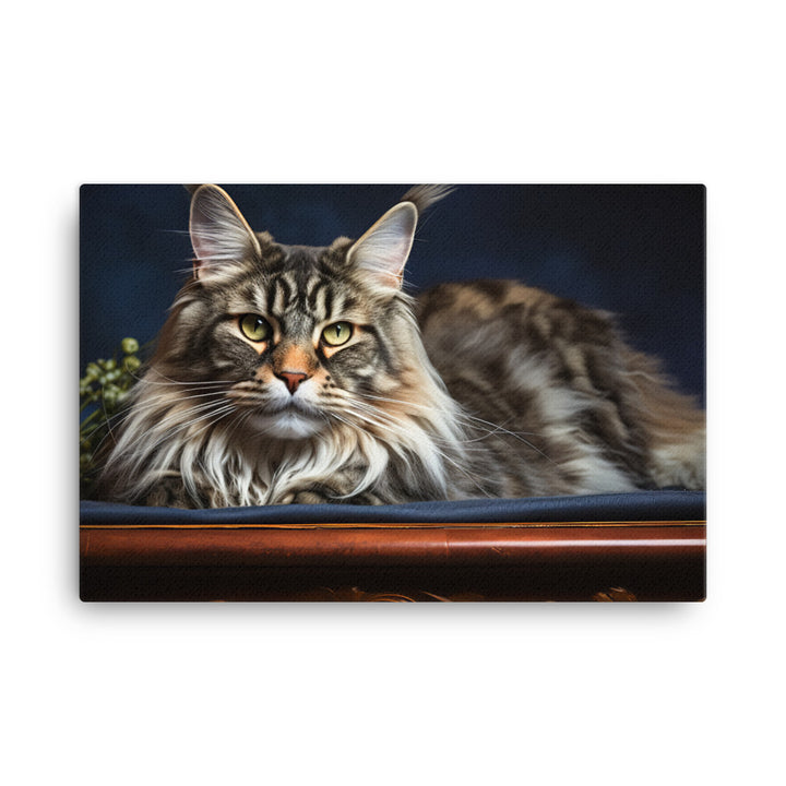 Maine Coon Canvas - PosterfyAI.com