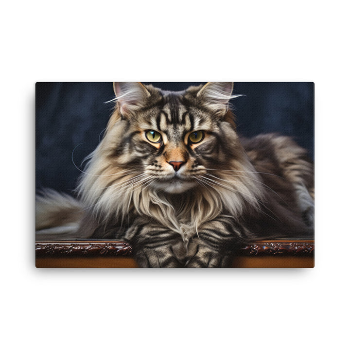 Maine Coon Canvas - PosterfyAI.com
