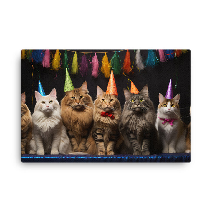 Maine Coon Canvas - PosterfyAI.com