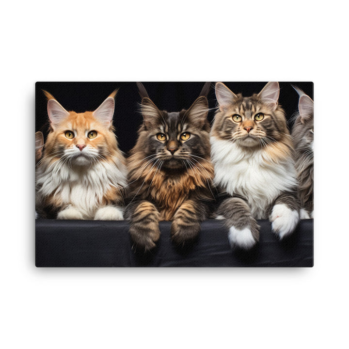 Maine Coon Canvas - PosterfyAI.com