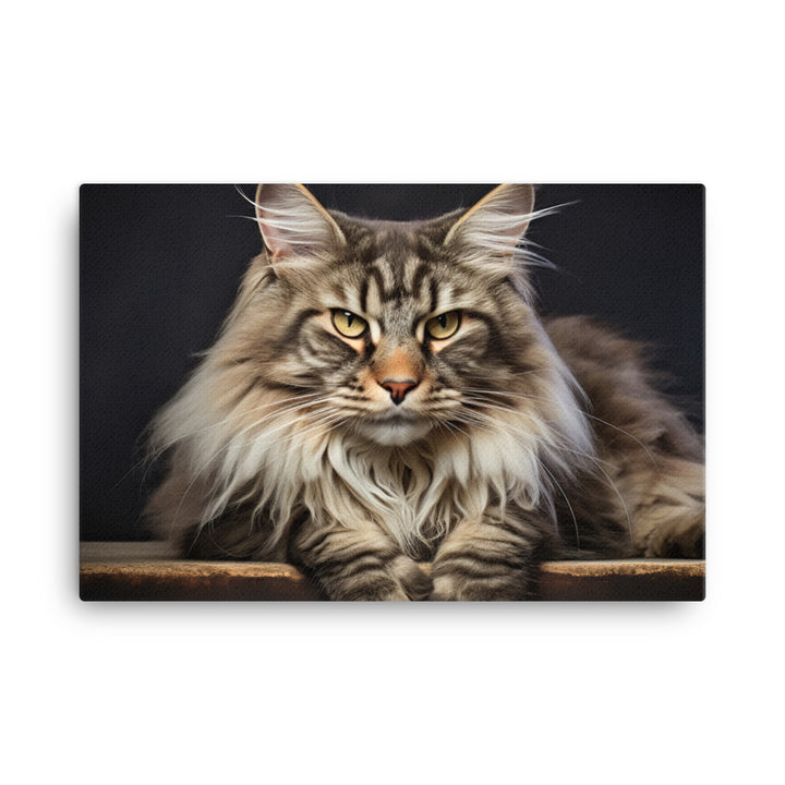 Maine Coon Canvas - PosterfyAI.com