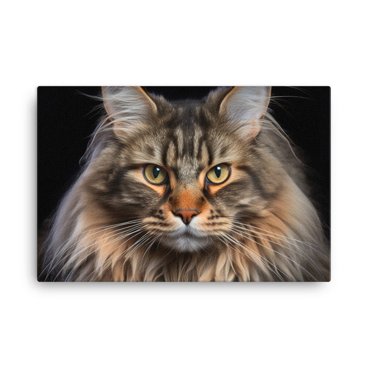 Maine Coon Canvas - PosterfyAI.com