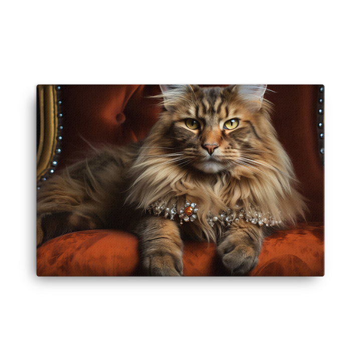 Maine Coon Canvas - PosterfyAI.com