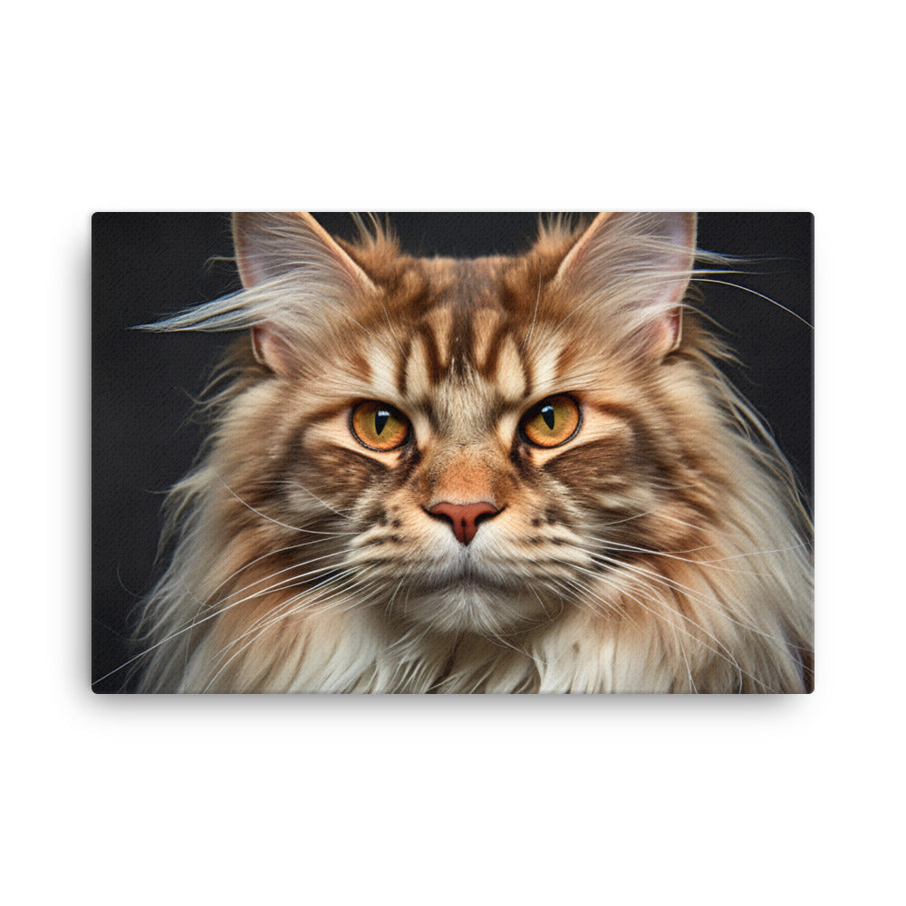 Maine Coon Canvas - PosterfyAI.com